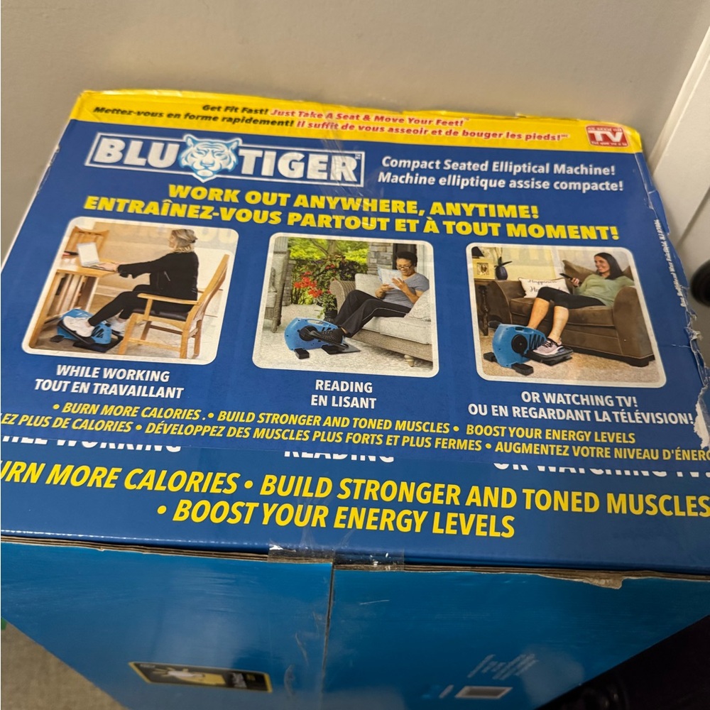 BluTiger Compact Seated Elliptical Machine - Picture 8 of 9